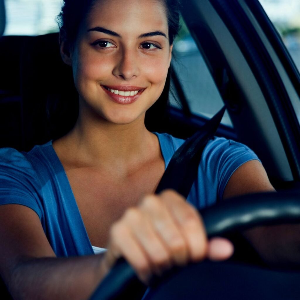 Home 7 Mulher motorista segura